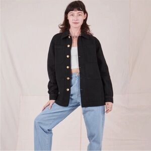 NWOT Big Bud Press Field Coat size medium.  Black